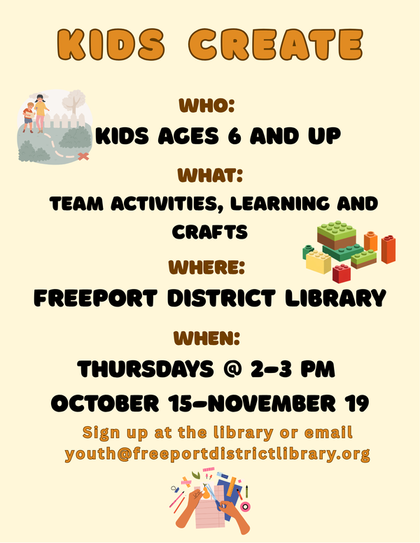 2026 Fall Kids Create 2026 Fall Kids Create